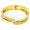 Aro Individual 07.252.0016.GT Tono Dorado, con Blanca Cristal, Pulido, Tono Dorado (14 MM Thickness, One size fits all)