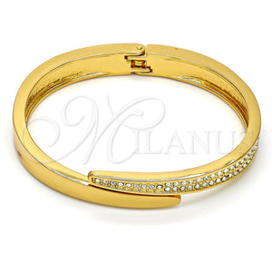 Aro Individual 07.252.0017.05.GT Tono Dorado, con Blanca Cristal, Pulido, Tono Dorado (09 MM Thickness, Size 5 (2.50 Diameter))