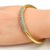 Aro Individual 07.252.0018.GT Tono Dorado, con Blanca Cristal, Pulido, Tono Dorado (05 MM Thickness, One size fits all)