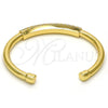 Aro Individual 07.252.0018.GT Tono Dorado, con Blanca Cristal, Pulido, Tono Dorado (05 MM Thickness, One size fits all)