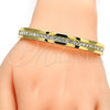 Aro Individual 07.252.0019.05.GT Tono Dorado, con Blanca Cristal, Pulido, Tono Dorado (08 MM Thickness, Size 5 (2.50 Diameter))