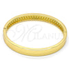 Aro Individual 07.252.0019.05.GT Tono Dorado, con Blanca Cristal, Pulido, Tono Dorado (08 MM Thickness, Size 5 (2.50 Diameter))