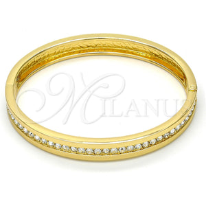 Aro Individual 07.252.0019.05.GT Tono Dorado, con Blanca Cristal, Pulido, Tono Dorado (08 MM Thickness, Size 5 (2.50 Diameter))