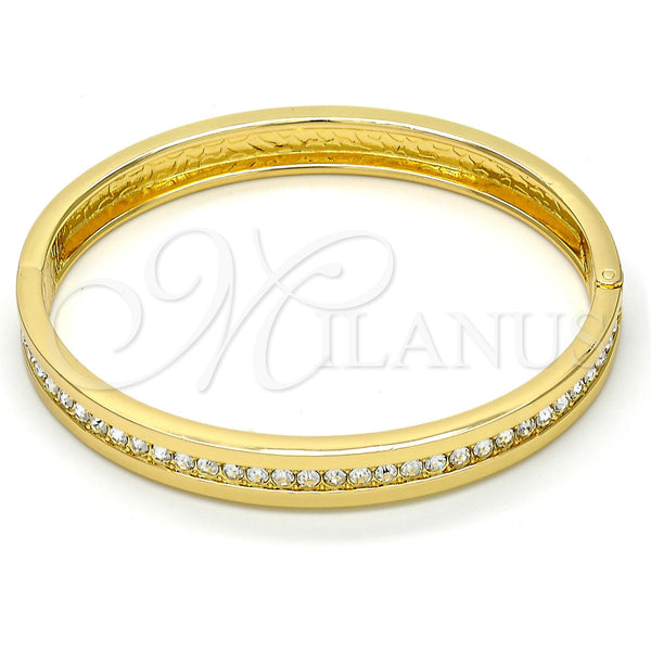 Aro Individual 07.252.0019.05.GT Tono Dorado, con Blanca Cristal, Pulido, Tono Dorado (08 MM Thickness, Size 5 (2.50 Diameter))