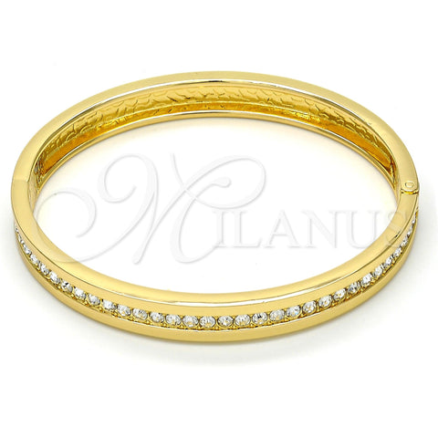 Aro Individual 07.252.0019.05.GT Tono Dorado, con Blanca Cristal, Pulido, Tono Dorado (08 MM Thickness, Size 5 (2.50 Diameter))