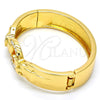 Aro Individual 07.252.0021.05.GT Tono Dorado, con Blanca Cristal, Pulido, Tono Dorado (15 MM Thickness, Size 5 (2.50 Diameter))