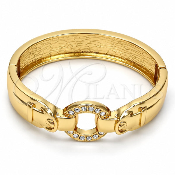 Aro Individual 07.252.0021.05.GT Tono Dorado, con Blanca Cristal, Pulido, Tono Dorado (15 MM Thickness, Size 5 (2.50 Diameter))