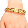 Aro Individual 07.252.0025.05.GT Tono Dorado, Pulido, Tono Dorado (12 MM Thickness, Size 5 (2.50 Diameter))