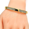 Aro Individual 07.252.0027.05.GT Tono Dorado, con Blanca Cristal, Pulido, Tono Dorado (07 MM Thickness, Size 5 (2.50 Diameter))