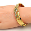 Aro Individual 07.252.0028.05.GT Tono Dorado, con Blanca Cristal, Pulido, Tono Dorado (13 MM Thickness, Size 5 (2.50 Diameter))