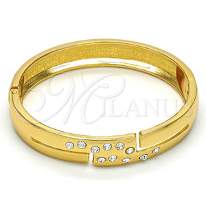 Aro Individual 07.252.0028.05.GT Tono Dorado, con Blanca Cristal, Pulido, Tono Dorado (13 MM Thickness, Size 5 (2.50 Diameter))