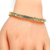 Aro Individual 07.252.0029.04.GT Tono Dorado, con Blanca Cristal, Pulido, Tono Dorado (05 MM Thickness, One size fits all)