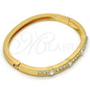 Aro Individual 07.252.0029.04.GT Tono Dorado, con Blanca Cristal, Pulido, Tono Dorado (05 MM Thickness, One size fits all)