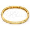 Aro Individual 07.252.0029.04.GT Tono Dorado, con Blanca Cristal, Pulido, Tono Dorado (05 MM Thickness, One size fits all)