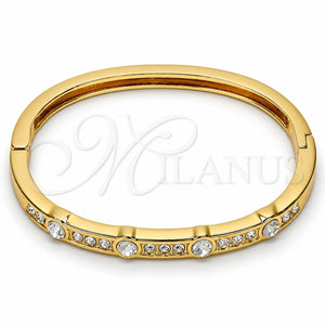 Aro Individual 07.252.0029.04.GT Tono Dorado, con Blanca Cristal, Pulido, Tono Dorado (05 MM Thickness, One size fits all)
