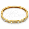 Aro Individual 07.252.0029.04.GT Tono Dorado, con Blanca Cristal, Pulido, Tono Dorado (05 MM Thickness, One size fits all)