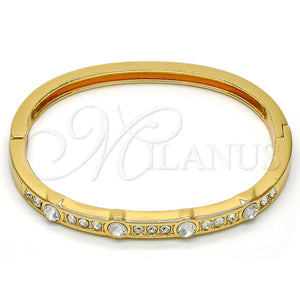Aro Individual 07.252.0029.04.GT Tono Dorado, con Blanca Cristal, Pulido, Tono Dorado (05 MM Thickness, One size fits all)