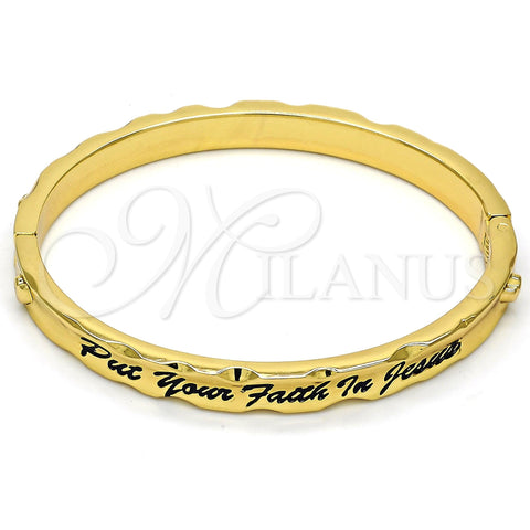 Aro Individual 07.252.0031.05.GT Tono Dorado, Diseño de Corazón, Esmaltado Negro, Tono Dorado (07 MM Thickness, Size 5 (2.50 Diameter))