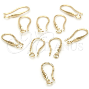 Gancho 12.63.0009 Oro Laminado, Pulido, Tono Dorado