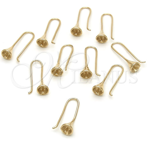 Gancho 12.63.0011 Oro Laminado, Pulido, Tono Dorado