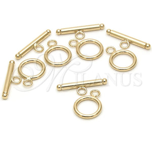 Tranque 12.63.0012 Oro Laminado, Pulido, Tono Dorado