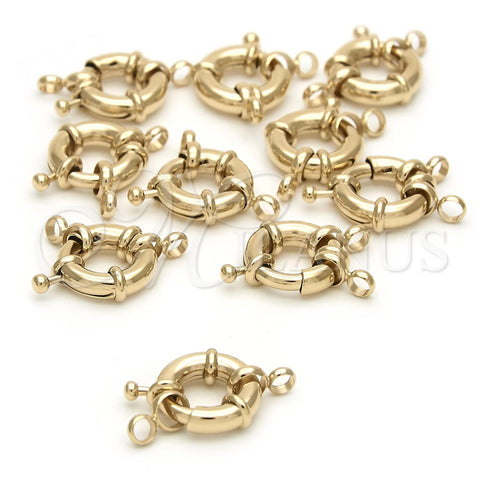 Tranque 12.63.0017 Oro Laminado, Pulido, Tono Dorado