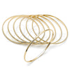 Aro Semanario 5.232.002.04 Oro Laminado, Pulido, Tono Dorado (02 MM Thickness, Size 4 (2.25 Diameter))
