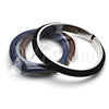 Aro Individual 07.192.0029.1 Rodio Laminado, Pulido, Rodinado (Grosor 08 MM, Talla Unica)