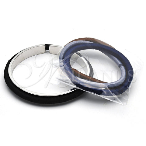Aro Individual 07.192.0029.1 Rodio Laminado, Pulido, Rodinado (Grosor 08 MM, Talla Unica)