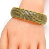 Aro Individual 07.165.0012 Oro Laminado, Diamantado, Tono Dorado (04 MM Thickness, One size fits all)