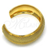 Aro Individual 07.165.0012 Oro Laminado, Diamantado, Tono Dorado (04 MM Thickness, One size fits all)