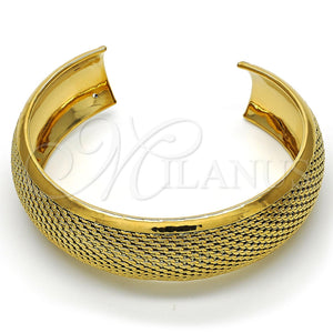 Aro Individual 07.165.0012 Oro Laminado, Diamantado, Tono Dorado (04 MM Thickness, One size fits all)