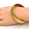 Aro Individual 07.165.0014.05 Oro Laminado, Diamantado, Tono Dorado (04 MM Thickness, One size fits all)