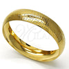 Aro Individual 07.165.0014.05 Oro Laminado, Diamantado, Tono Dorado (04 MM Thickness, One size fits all)
