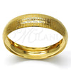 Aro Individual 07.165.0014.05 Oro Laminado, Diamantado, Tono Dorado (04 MM Thickness, One size fits all)