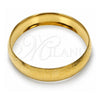 Aro Individual 07.165.0014.05 Oro Laminado, Diamantado, Tono Dorado (Grosor 04 MM, Talla Unica)