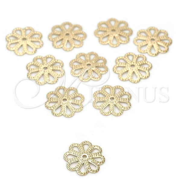 Cap 5.234.021.2 Oro Laminado, Diseño de Flor, Pulido, Tono Dorado
