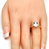 Anillo Multi Piedra 01.239.0004.8 Oro Laminado, con Crystal Swarovski Elements, Pulido, Tono Dorado (One size fits all)