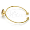 Aro Individual 07.239.0006.9 Oro Laminado, con Swarovski Elements Golden Shadow, Pulido, Tono Dorado (Grosor 02 MM, Talla Unica)