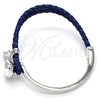Aro Individual 07.239.0002.11 Rodio Laminado, Diseño de Gota, con Swarovski Elements Aurore Boreale y Micro Pave Blanca, Pulido, Rodinado (Grosor 03 MM, Talla Unica)