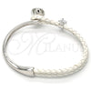 Aro Individual 07.239.0002.12 Rodio Laminado, Diseño de Gota, con Swarovski Elements Amethyst y Micro Pave Blanca, Pulido, Rodinado (Grosor 03 MM, Talla Unica)