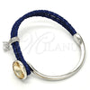 Aro Individual 07.239.0001.12 Oro Laminado Blanco, con Swarovski Elements Light Silk y Micro Pave Blanca, Pulido, Rodinado (Grosor 03 MM, Talla Unica)