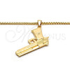 Collares con Dije 04.242.0083.30 Oro Laminado, Pulido, Tono Dorado (03 MM Thickness, 30 Inches Length)