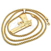Collares con Dije 04.242.0083.30 Oro Laminado, Pulido, Tono Dorado (03 MM Thickness, 30 Inches Length)