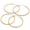 Argolla Pequeña 02.170.0156.20 Oro Laminado, Pulido, Tono Dorado