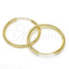 Argolla Mediana 02.170.0156.30 Oro Laminado, Pulido, Tono Dorado