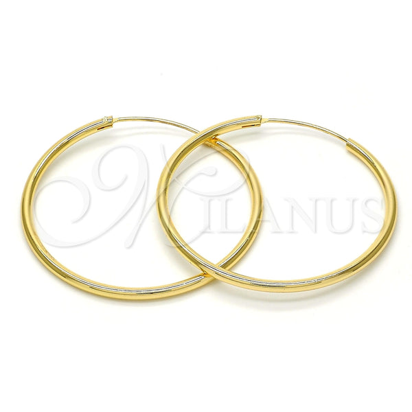 Argolla Mediana 02.170.0156.40 Oro Laminado, Pulido, Tono Dorado