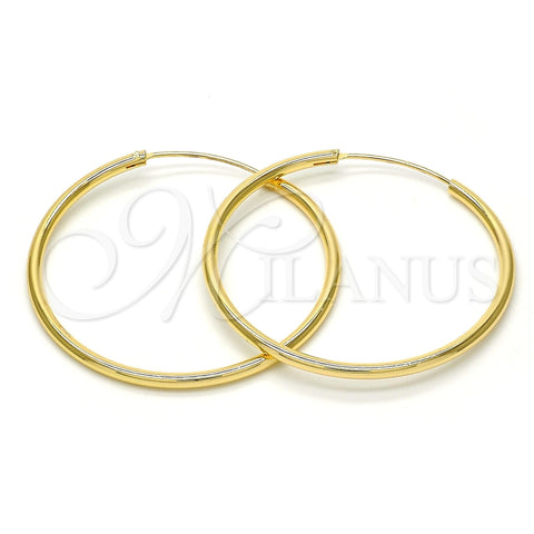 Argolla Mediana 02.170.0156.40 Oro Laminado, Pulido, Tono Dorado
