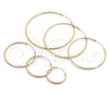 Argolla Mediana 02.170.0156.40 Oro Laminado, Pulido, Tono Dorado