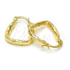 Argolla Pequeña 02.170.0161.15 Oro Laminado, Diamantado, Tono Dorado